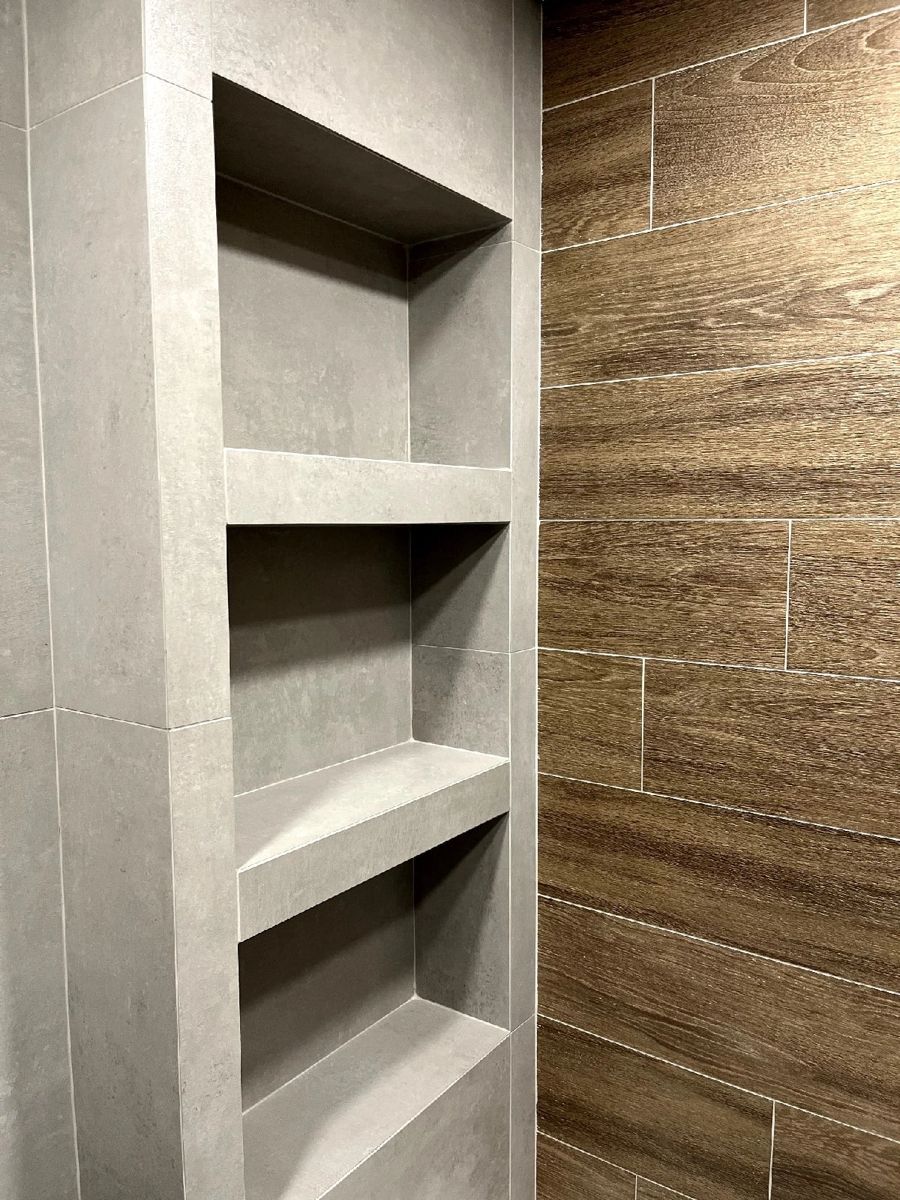 Открытая полка — керамогранит